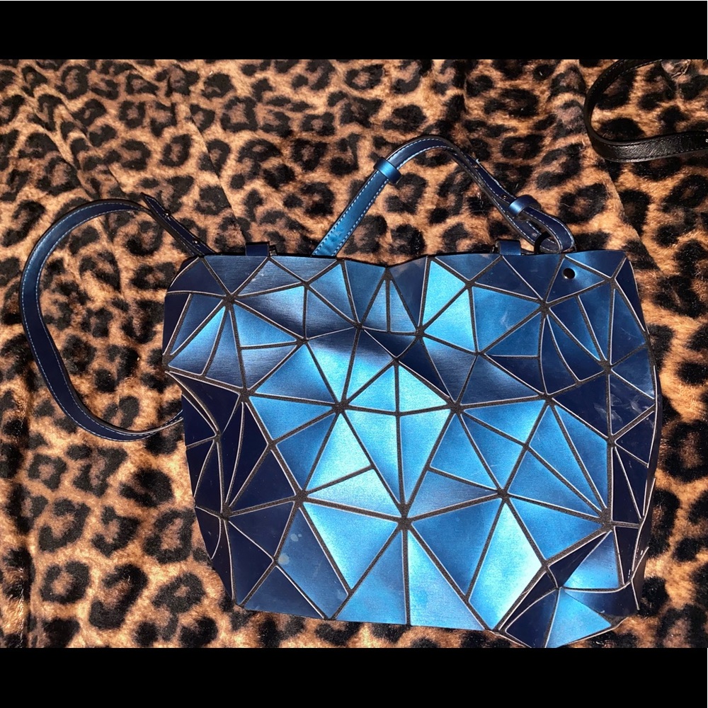 Blue Refective Purse